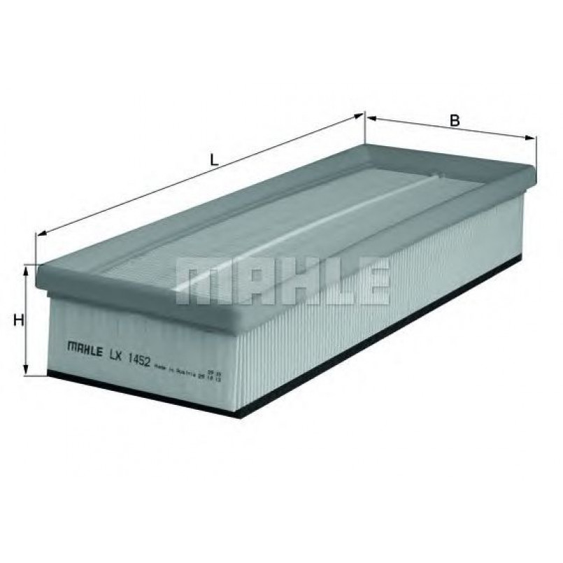 LX1452 Фільтр повітря (MAHLE)