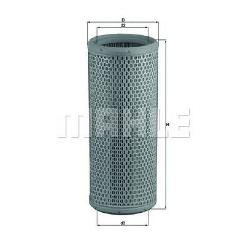 LX147 Фільтр повітря (MAHLE)