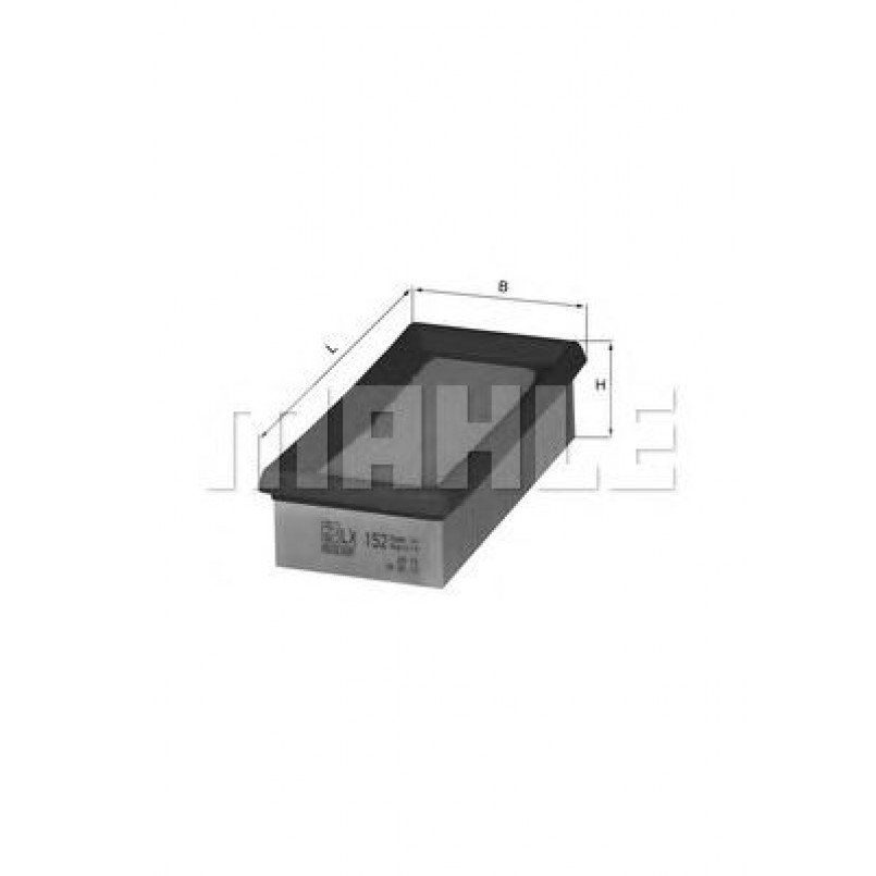 LX152 Фільтр повітря (MAHLE)