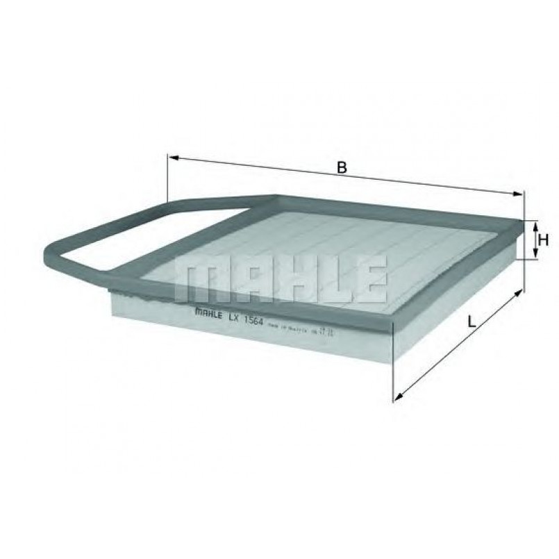 LX1564 Фільтр повітря (MAHLE)