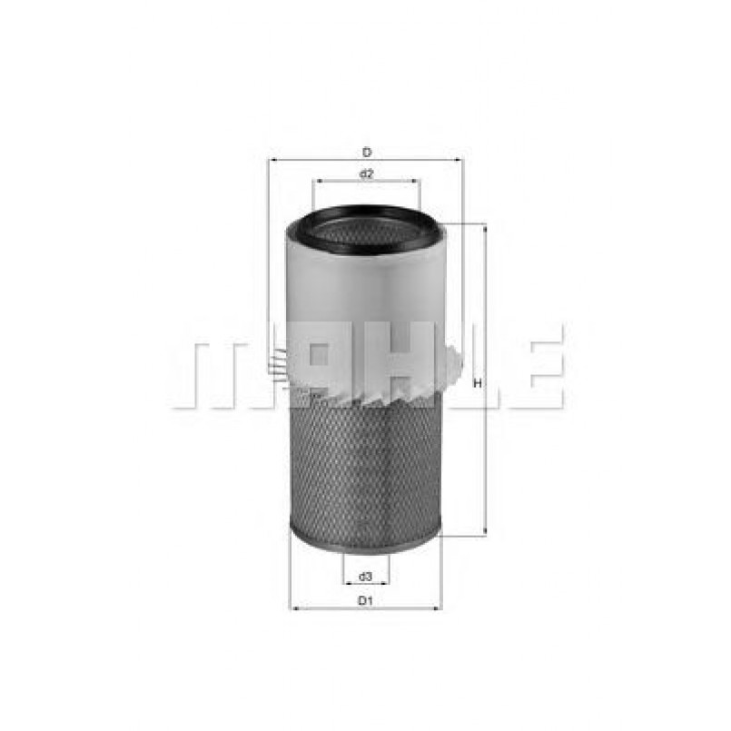 LX1579 Фільтр повітря (MAHLE)