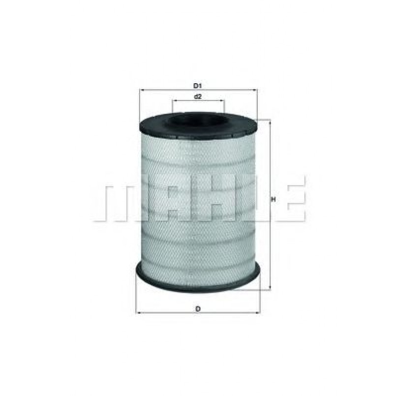 LX1587 Фільтр повітря (MAHLE)