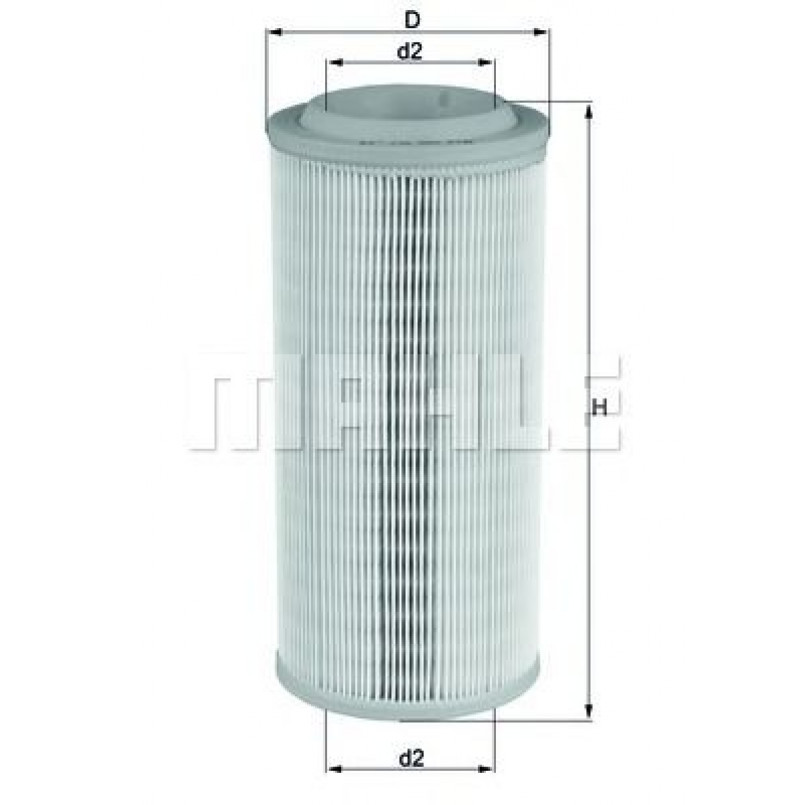 LX1595 Фільтр повітря (MAHLE)