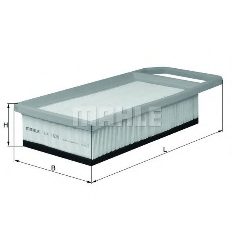 LX1620 Фільтр повітря (MAHLE)