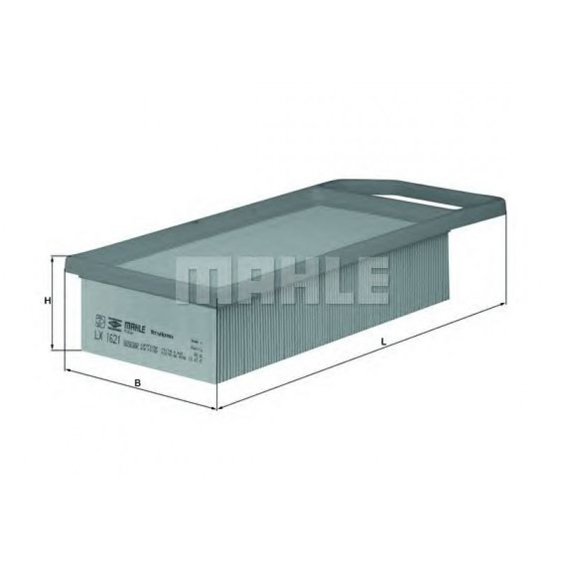LX1621 Фільтр повітря (MAHLE)