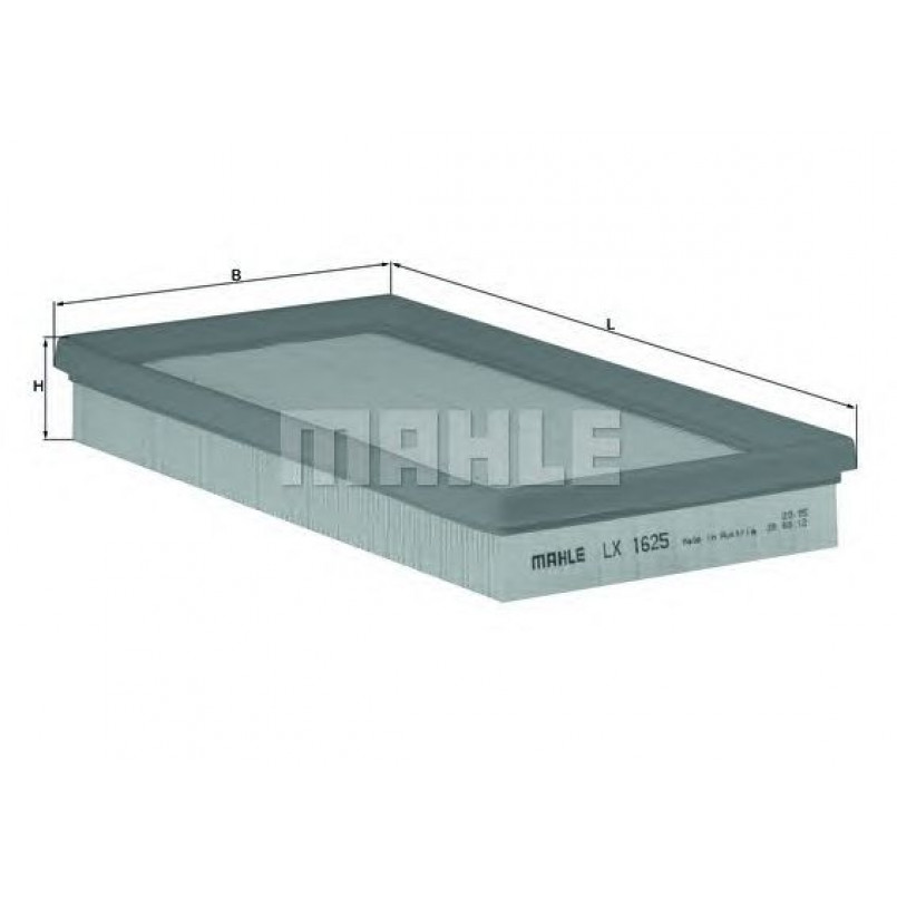 LX1625 Фільтр повітря (MAHLE)