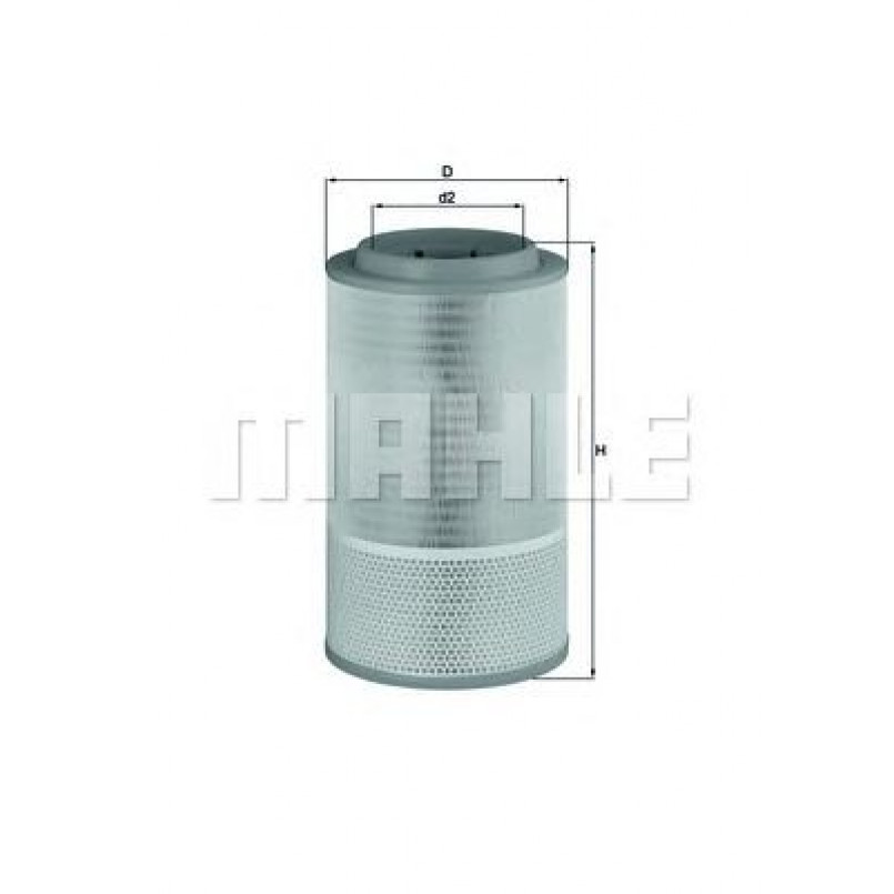 LX1627 Фільтр повітря (MAHLE)