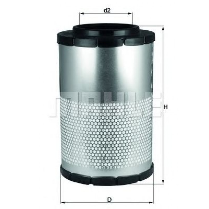 LX1630 Фільтр повітря (MAHLE)