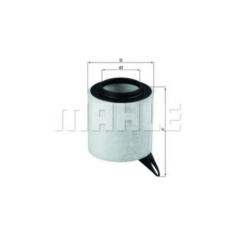 LX1651 Фільтр повітря (MAHLE)