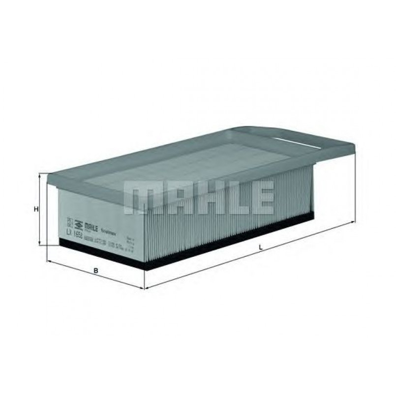 LX1658 Фільтр повітря (MAHLE)