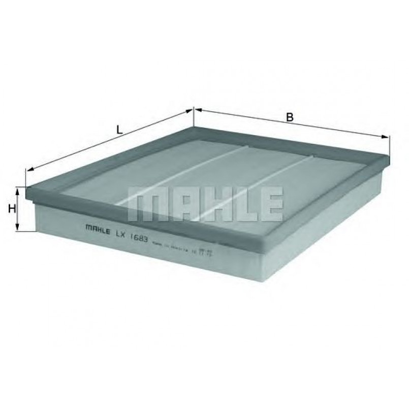 LX1683 Фільтр повітря (MAHLE)