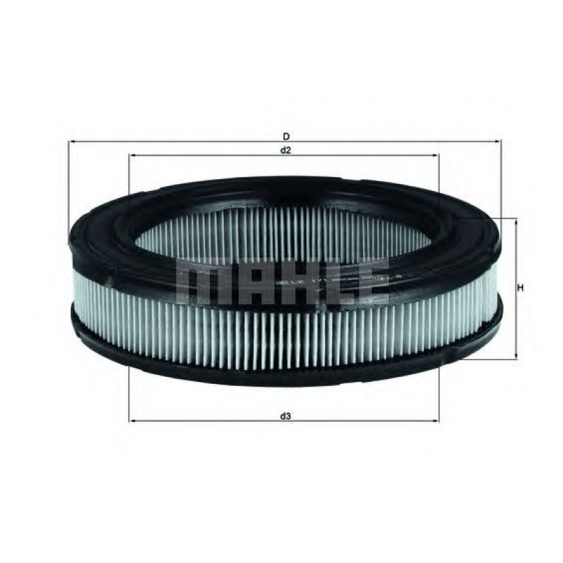 LX171 Фільтр повітря (MAHLE)