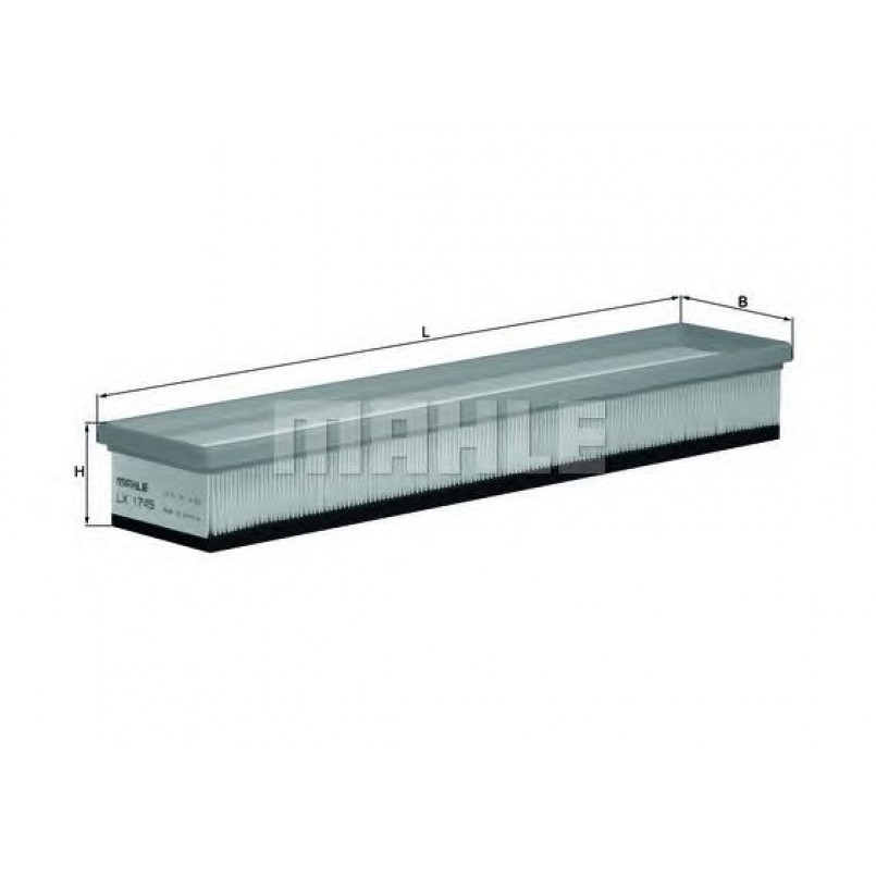 LX1745 Фільтр повітря (MAHLE)