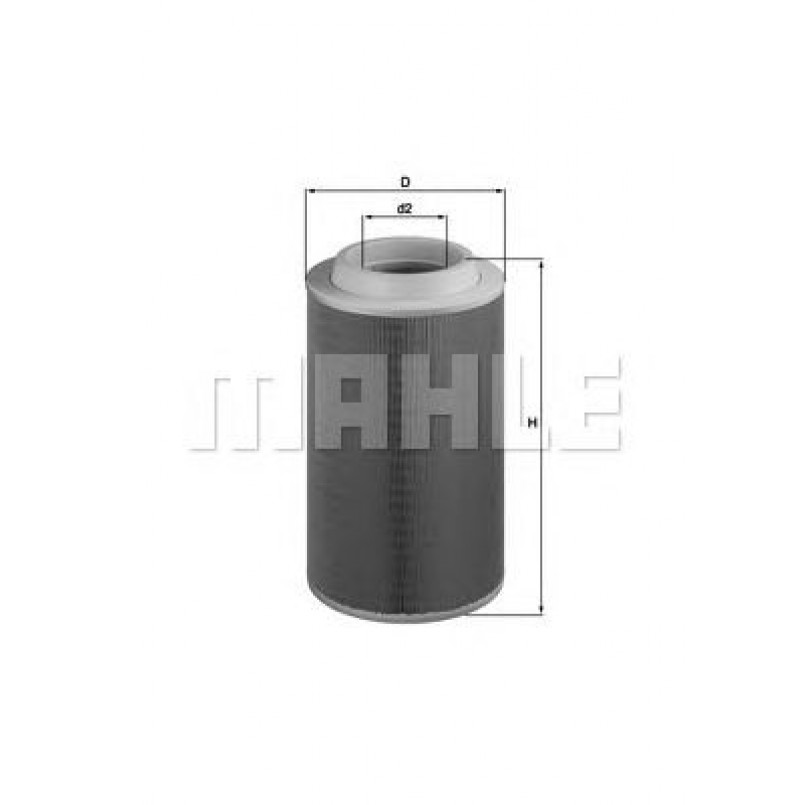 LX1801 Фільтр повітря (MAHLE)