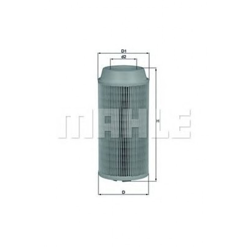 LX1802 Фільтр повітря (MAHLE)