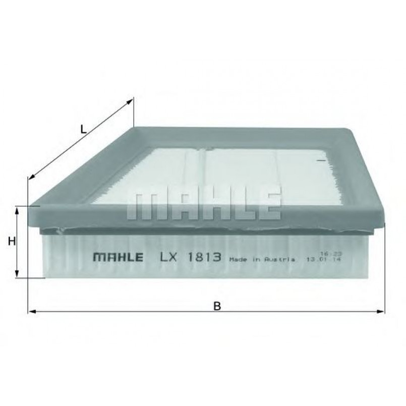 LX1813 Фільтр повітря (MAHLE)
