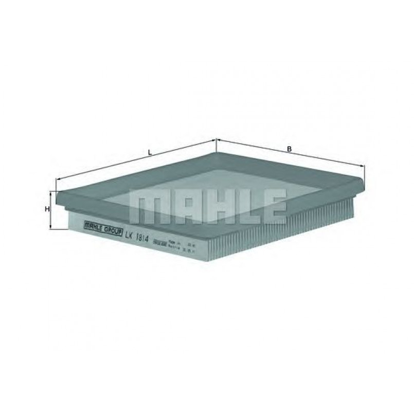 LX1814 Фільтр повітря (MAHLE)