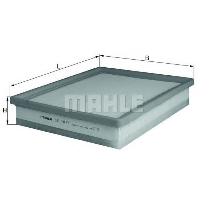 LX1817 Фільтр повітря (MAHLE)