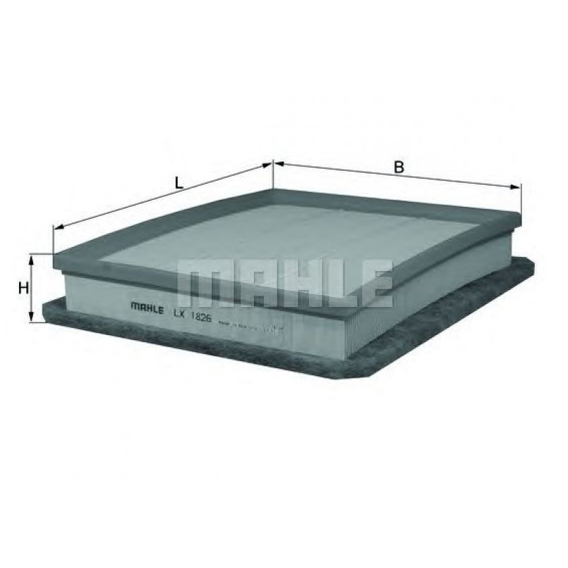 LX1826 Фільтр повітря (MAHLE)