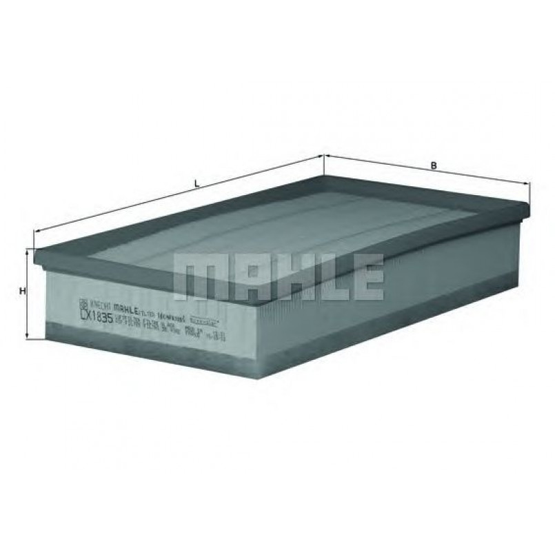 LX1835 Фільтр повітря (MAHLE)