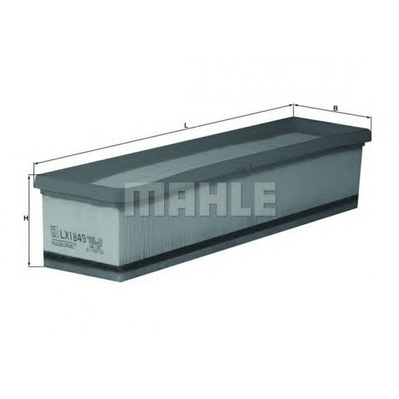 LX1849 Фільтр повітря (MAHLE)
