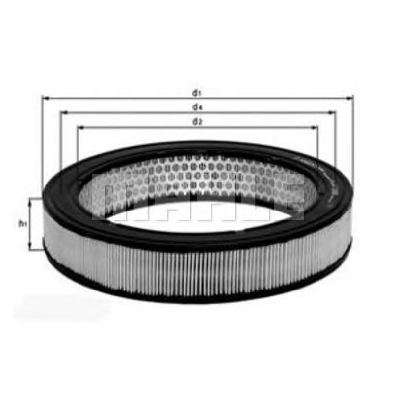 LX189 Фільтр повітря (MAHLE)