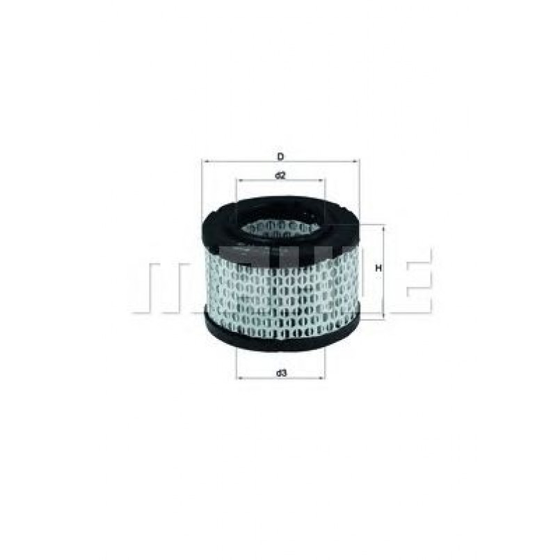 LX191 Фільтр повітря (MAHLE)