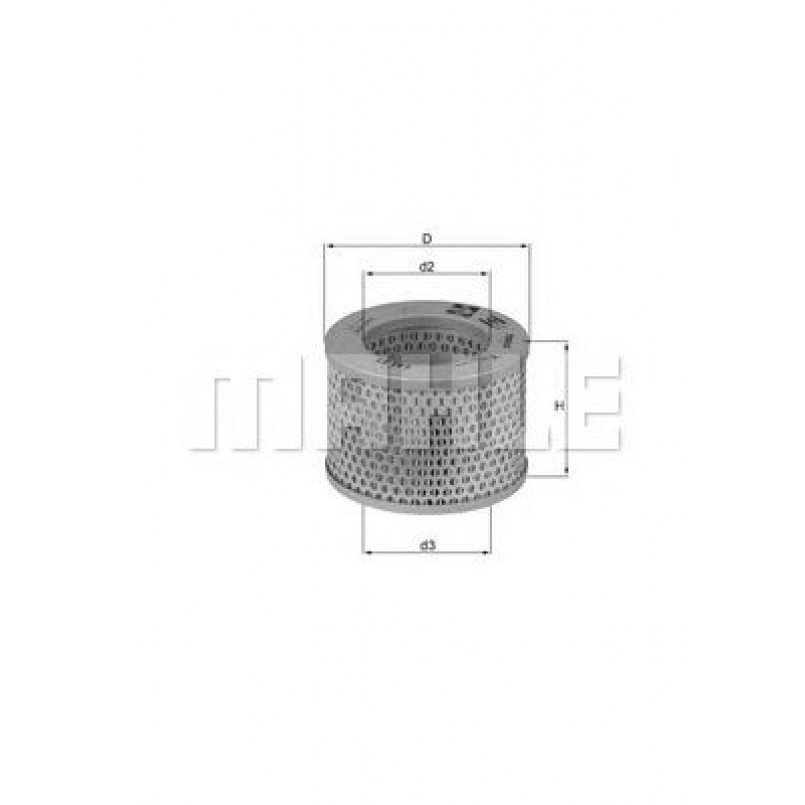 LX192 Фільтр повітря (MAHLE)