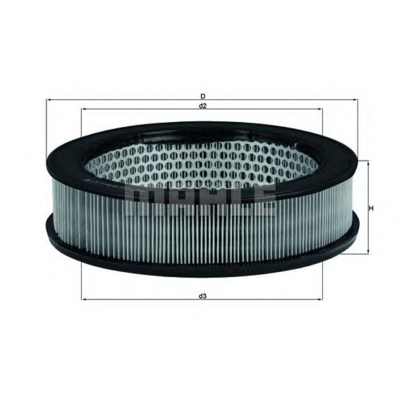 LX2 Фільтр повітря (MAHLE)