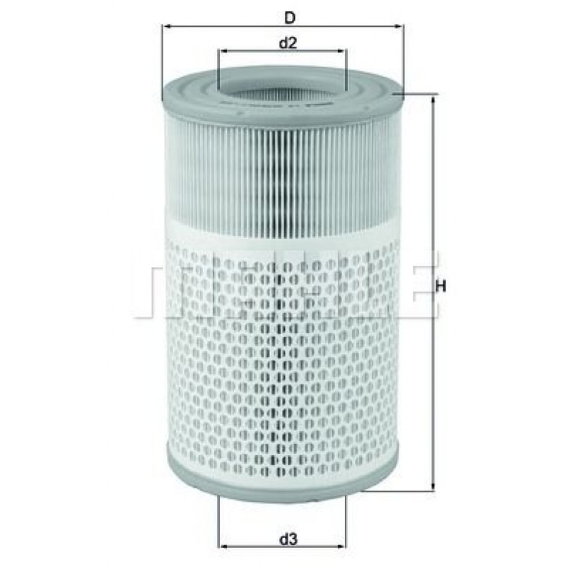 LX2079 Фільтр повітря (MAHLE)