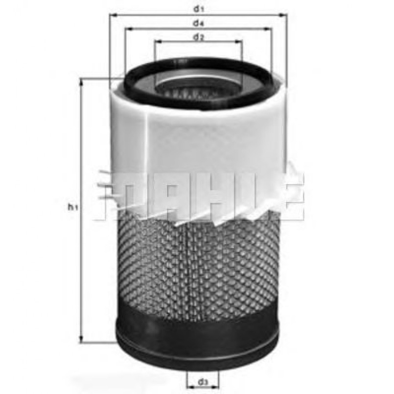 LX21 Фільтр повітря (MAHLE)