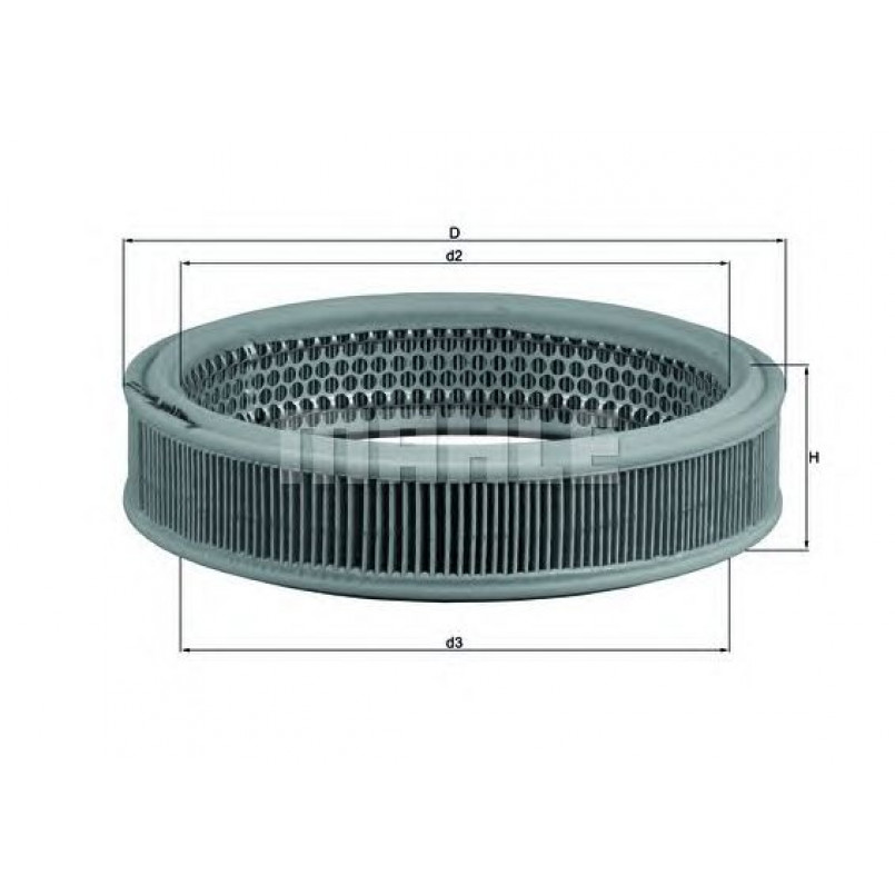 LX215 Фільтр повітря (MAHLE)