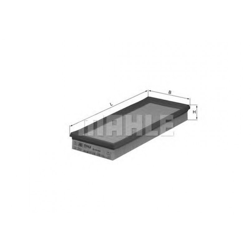 LX218 Фільтр повітря (MAHLE)