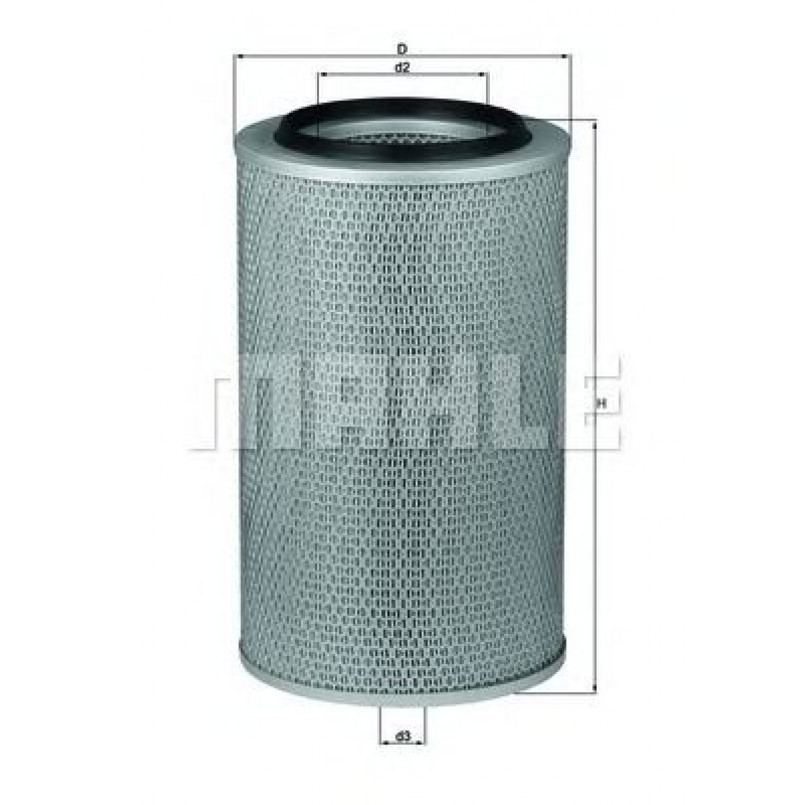 LX227 Фільтр повітря (MAHLE)