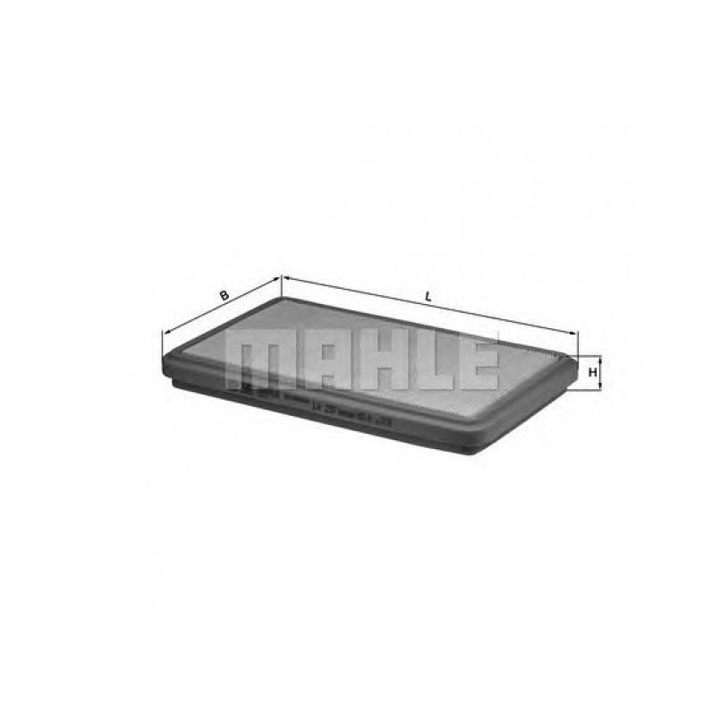LX237 Фільтр повітря (MAHLE)