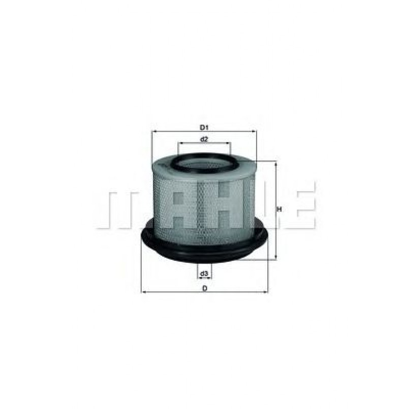 LX239 Фільтр повітря (MAHLE)
