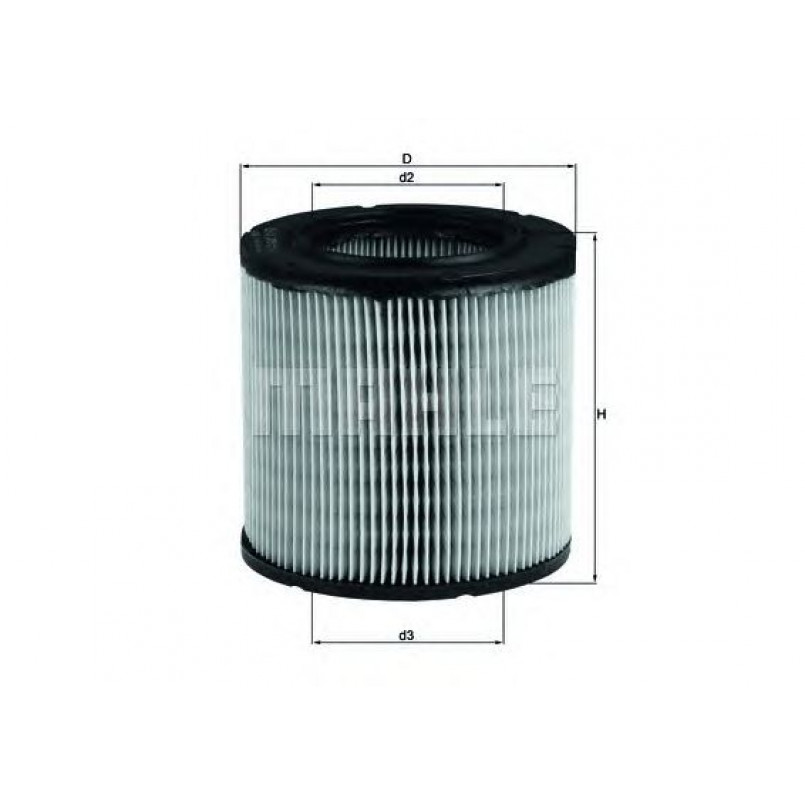 LX249 Фільтр повітря (MAHLE)