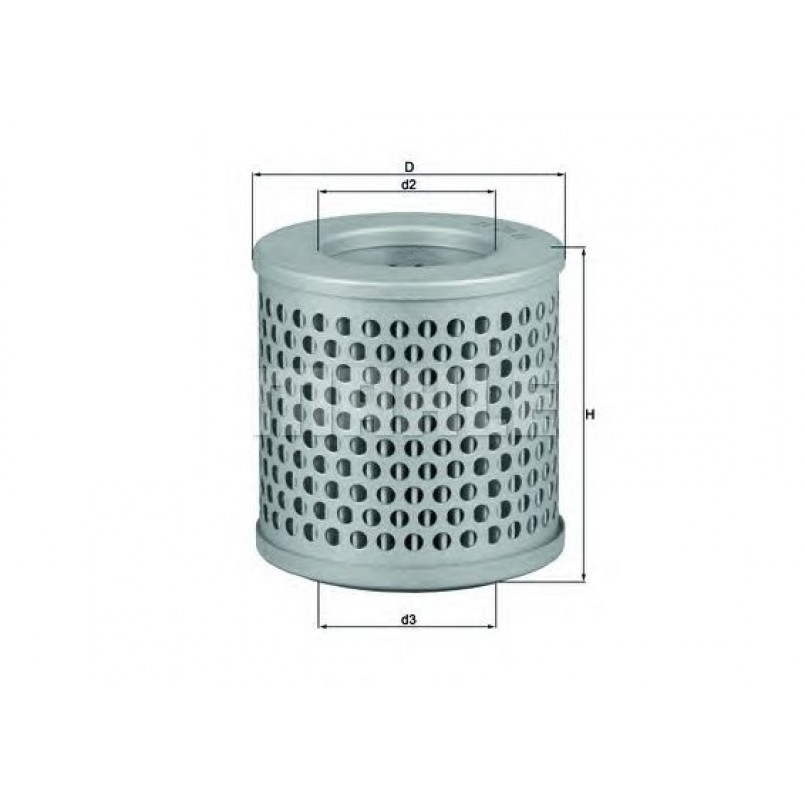 LX253 Фільтр повітря (MAHLE)