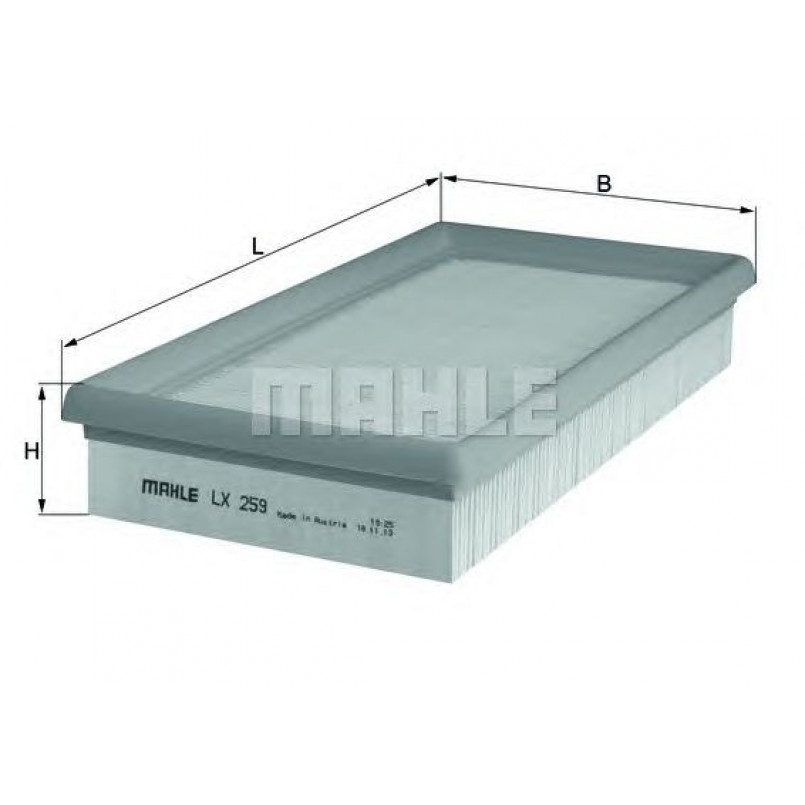 LX259 Фільтр повітря (MAHLE)