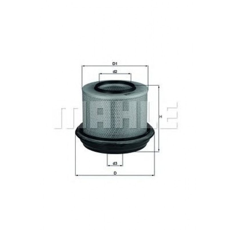 LX263 Фільтр повітря (MAHLE)