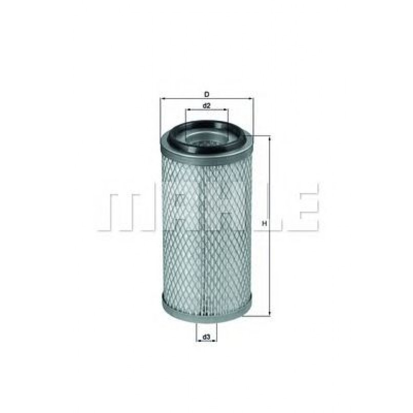 LX272 Фільтр повітря (MAHLE)