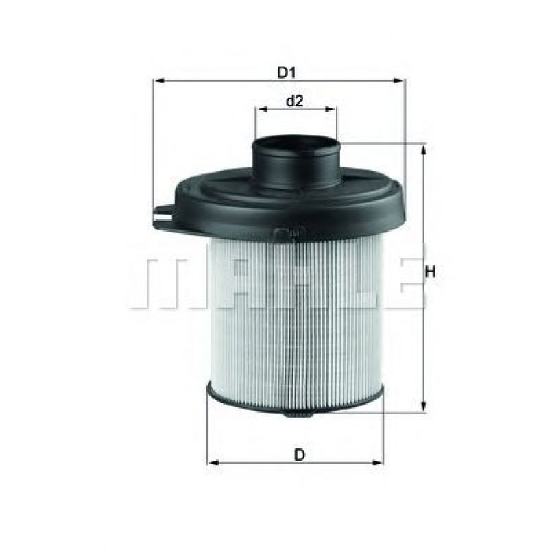 LX291 Фільтр повітря (MAHLE)