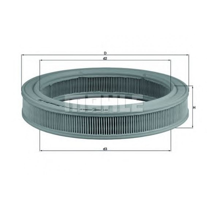 LX294 Фільтр повітря (MAHLE)