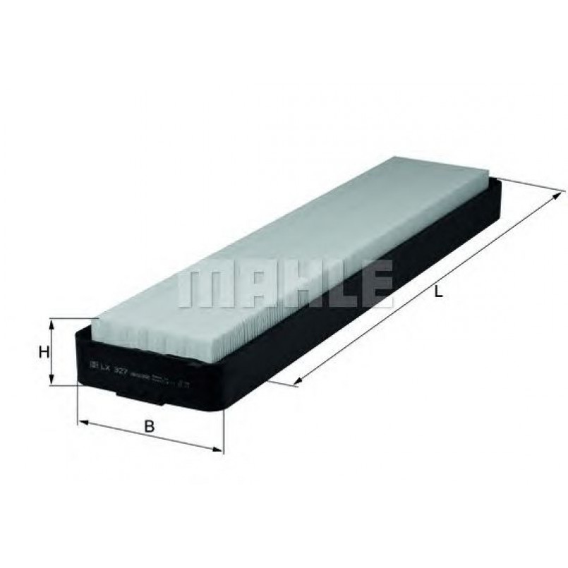 LX327 Фільтр повітря (MAHLE)