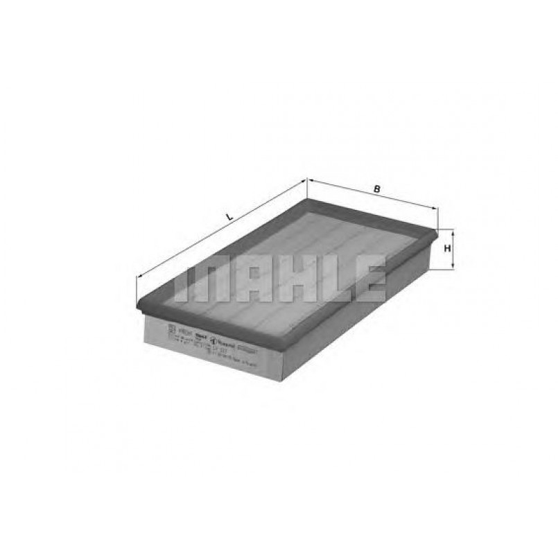 LX333 Фільтр повітря (MAHLE)