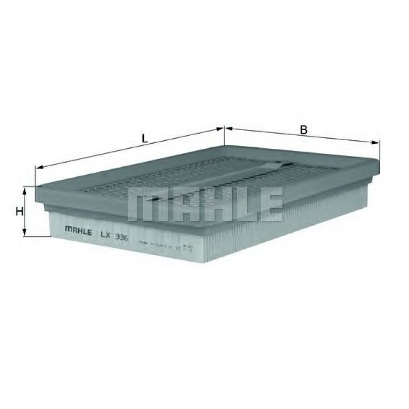 LX336 Фільтр повітря (MAHLE)