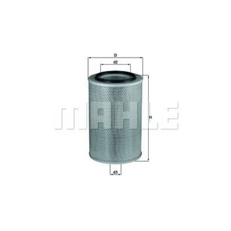 LX345 Фільтр повітря (MAHLE)