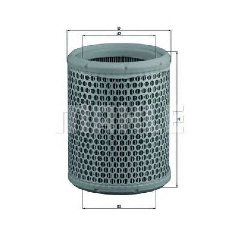 LX384 Фільтр повітря (MAHLE)