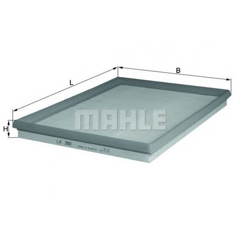 LX390 Фільтр повітря (MAHLE)