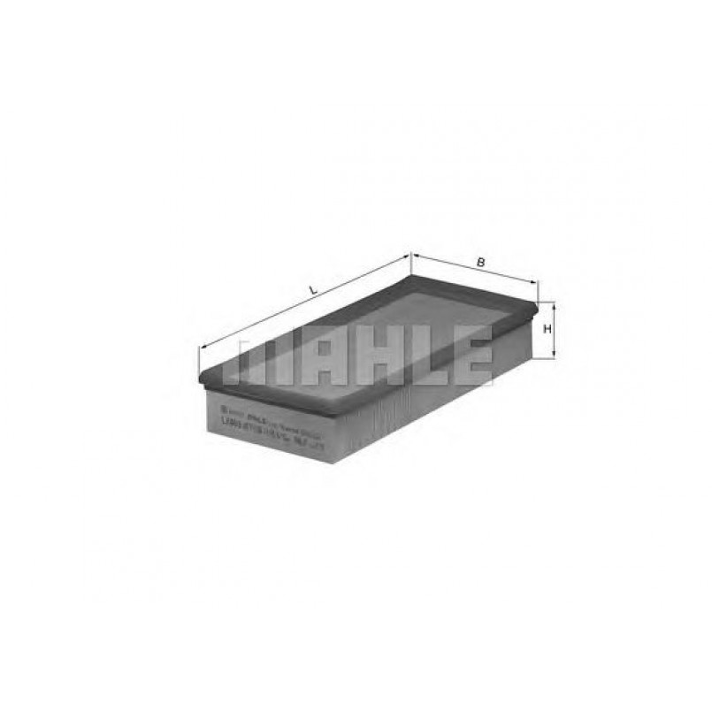 LX408 Фільтр повітря (MAHLE)